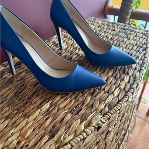 Elegant Blue Women's Heels
